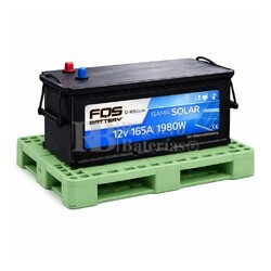 Bater�a Solar 165 Amperios 12 Voltios | FQS 12-165 SOLAR